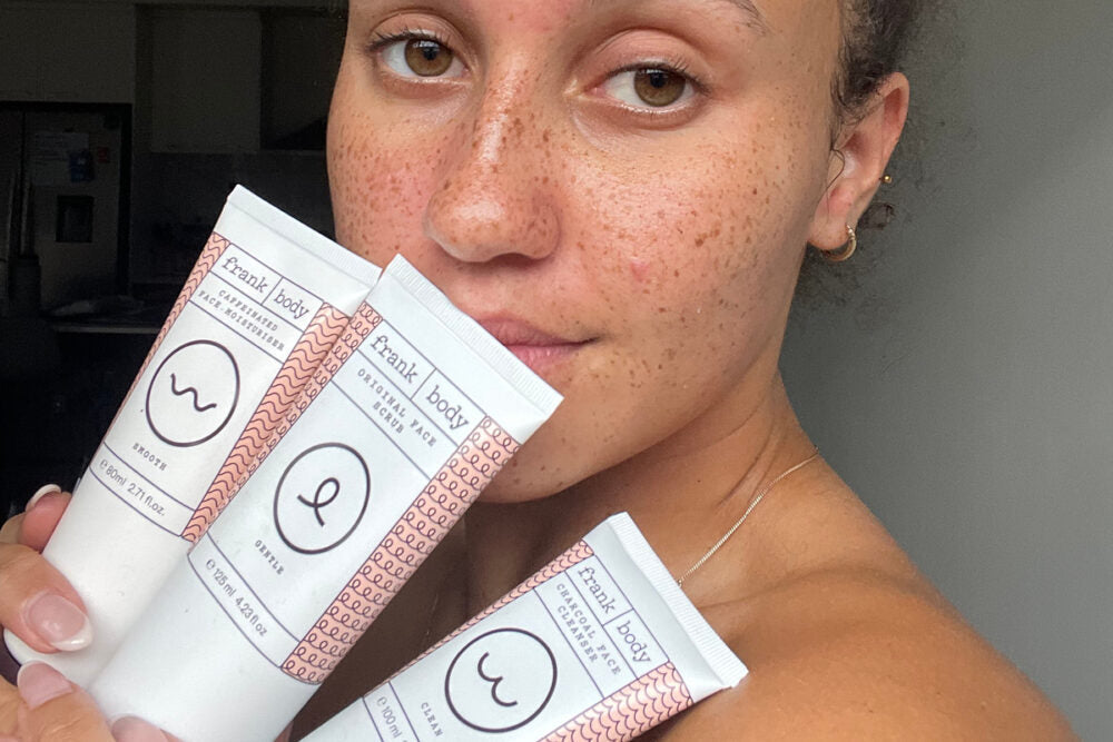 Three steps to treating acne.